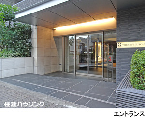 建物エントランス マンション(区分) 渋谷区恵比寿２丁目 ザ・サンメゾン広尾エルド 8980万円 広尾駅｜住建ハウジング