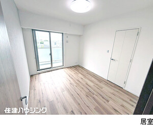 ６帖居室　全居室バルコニーに面し、風通し良好です アルネックスシティ