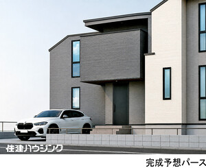 完成予想パース新築一戸建て 杉並区上高井戸２丁目 9280万円 富士見ケ丘駅｜住建ハウジング