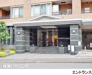 建物エントランス シャリエ神楽坂