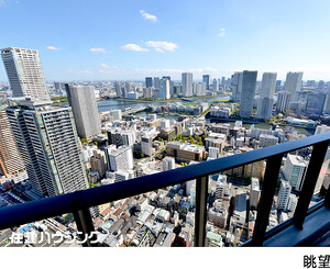 高層42階部分からの眺望 グランドシティタワー月島(29500万円)｜新築マンション（新築･中古）｜住建ハウジング