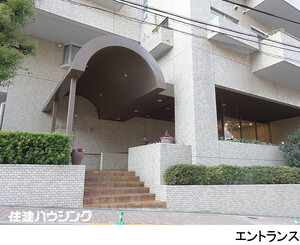 建物エントランス 朝日動坂マンション