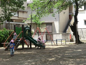 周辺環境:雷神山児童遊園 セザール白金(7480万円)｜中古マンション（新築･中古）｜住建ハウジング