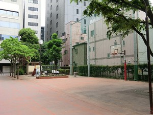 周辺環境:芝新堀町児童遊園 マンション(区分) 港区芝２丁目 セザール芝公園 8200万円 芝公園駅｜住建ハウジング