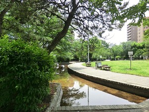 周辺環境:築地川公園 モンテベルデ築地