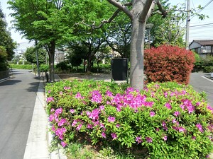 周辺環境:さんかく公園 土地・売地 中野区野方４丁目 6280万円 野方駅｜住建ハウジング