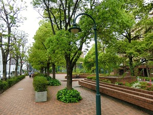 周辺環境:アメリカ橋公園 土地・売地 渋谷区恵比寿４丁目 21000万円 恵比寿駅｜住建ハウジング