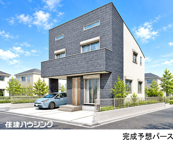 完成予想パース 板橋区西台１丁目(6480万円)｜新築一戸建て｜住建ハウジング