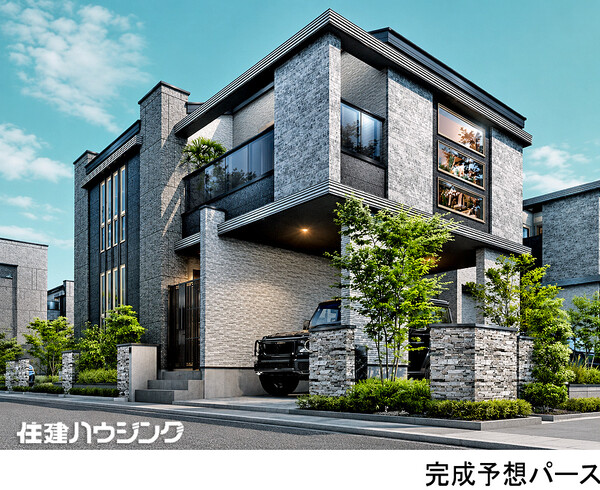 完成予想パース 杉並区宮前５丁目(14990万円)｜新築一戸建て｜住建ハウジング