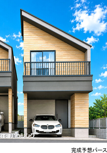 完成予想パース 中野区丸山１丁目(7980万円)｜新築一戸建て｜住建ハウジング