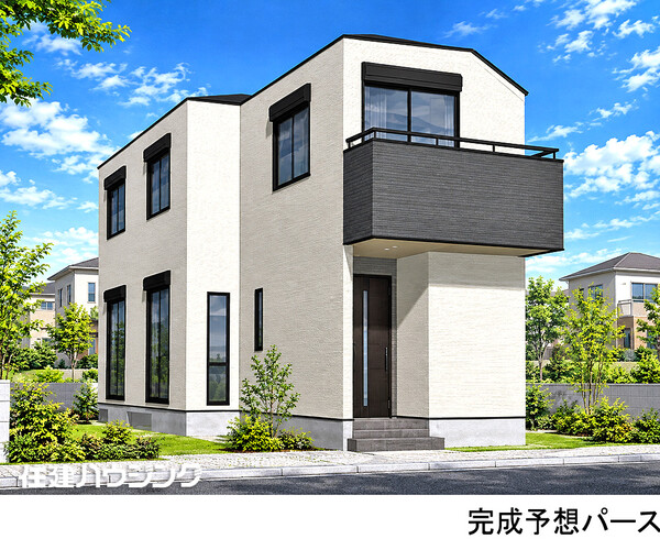 完成予想パース 新築一戸建て 杉並区荻窪１丁目 5980万円 荻窪駅｜住建ハウジング