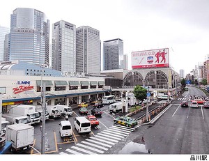 品川駅(現地まで1040ｍ) 