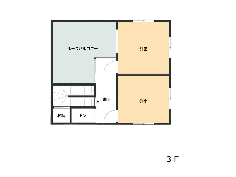 三階建て住宅の間取り注意点とは おすすめ間取りも紹介します Tokyo 14区