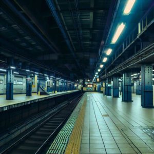 大田区役所地下の駅