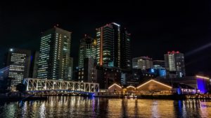 夜の天王洲アイル