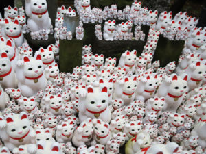 豪徳寺の招き猫